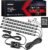 Nilight – TR-06 4PCS 48 LED Interior Lights DC 12V Multicolor Music Car Strip Light Under Dash Lighting Kit with Sound Active Function and Wireless Remote Control, 2 Years Warranty