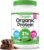 Orgain Organic Vegan Protein Powder, Creamy Chocolate Fudge – 21g Plant Protein, 6g Prebiotic Fiber, Low Net Carb, No Lactose Ingredients, No Added Sugar, Non-GMO, For Shakes & Smoothies, 2.03 lb