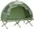 Outsunny Camping Tent Cot, Single Person Folding Cot Combo, Off-Ground Tent, Covered Outdoor Bed with Carry Bag for Hiking, Camping
