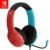 PDP Gaming LVL40 Airlite Stereo Headset for Nintendo Switch/Lite/OLED – Wired Power Noise Cancelling Microphone, Lightweight Soft Comfort On Ear Headphones (Mario Neon – Red & Blue)