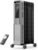 PELONIS Oil Filled Radiator, Electric Space Heater for Indoor Use Large Room with Thermostat & Remote, 3 Modes & 3 Heat Settings, ECO Mode, 24H Timer, Quiet, Overheat & Tip-Over Protection, 1500W