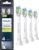 Philips Sonicare Genuine W DiamondClean Replacement Toothbrush Heads, 4 Brush Heads, White, HX6064/65