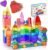 PicassoTiles Magnetic Tiles 60pcs Kids Toys Classroom Sensory Toy for Toddlers STEM Learning Building Blocks