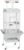 Prevue Pet Products Wrought Iron Select Bird Cage Pewter Hammertone 3151BLK