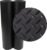Rubber-Cal Diamond-Plate Rubber Flooring Rolls – 3 mm x 4 ft x 2 ft Rolls – Black