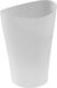 Rubbermaid Spa Works Vanity Wastebasket, 2.25 Gallon, Plastic/Clear Trash can for home/Bathroom/Office/Kitchen/Bedroom
