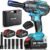 Seesii 1000N.m (738ft-lbs) Cordless Impact Wrench High Torque,1/2″ Brushless Impact Gun w/Two 4.0Ah Battery,Fast Charger, 5 Sockets & Storage Case, Electric Impact Wrench for Car Truck,WH760