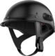 Sena Cavalry 2 Mesh Intercom Enabled Motorcycle Half Helmet, Integrated Communication System (Matte Black, Large)