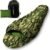 SereneLife 0 Degree Mummy Sleeping Bag – Military-Style, Lightweight & Waterproof for Extreme Cold, Stays Warm in 5–10°F, No-Snag Zipper, Compact Carry Bag & Travel Pillow for Camping & Backpacking