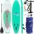 SereneLife Inflatable Stand Up Paddle Board with Premium SUP Accessories – Wide Stable Design with Non-Slip EVA Deck Pad for Adults and Youth of All Skill Levels, 350 lbs Capacity