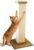 SmartCat Ultimate Scratching Post – Beige, Large 32 Inch Tower – Sisal Fiber, Simple Design – For All Cats
