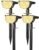 Solar Lights Outdoor Waterproof IP65, 76 LED 3 Lighting Modes Solar Spot Lights Outdoor Yard Garden Landscape Pathway (Warm White, 4 Pack)