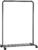 SONGMICS Clothes Rack with Wheels, Clothing Rack for Hanging Clothes, 25.4 mm Metal Garment Rack with Dense Mesh Storage Shelf, 110 lb Load Capacity, 2 Brakes, Black UHSR25BK