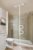 Stander Wonder Pole, Security-Pole and Curve Grab Bar, Tension Mounted Floor to Ceiling Transfer-Pole for Seniors, Elderly Adults, Bathroom Safety Assist and Stability Rail, White