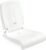 Step2 Folding Flip Seat, Lightweight Portable Outdoor Chair for Poolside, Camping, Beach, Boats, Tailgates, Durable Ground Chair with Back Support for Adults, White