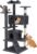 Sweetcrispy 54-Inch Cat Tree Tower – Multi-Level with Sisal Scratching Post, Perfect Pet Gift, Indoor Condo with Climbing Ladder, Plush Toy, and More Animal Stuff, Grey