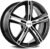 TOUREN TR62 Black/Machined Face/Machined Lip Wheel with Alloy Steel (18 x 7.5 inches /112 x 112 mm, 40 mm Offset)
