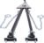 Tow Bar,Adjustable Towing Bar Bumper Mount 5000lb w/ 2X Chains,Universal Towing Bar 5000 LBS Towing Capacity,Coupler Fits 2-Inch Ball Hitch,Fit Tow Bars for Jeeps, Trucks, SUVs, RVs, Boat, Trailers