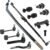 TRQ Tie Rod End Drag Link Ball Joint Sway Bar Link Steering Suspension Kit 12pc Set for 2007-2017 Jeep Wrangler JK