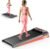 Under Desk Treadmill, Walking Mat with Incline pad, 2.5HP Portable Compact Treadmill for Home Office, Small Mini Walking Treadmill Pad with Remote & 2 in 1 Led Display, 265 Lbs Weight Capacity-Black