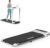 Under Desk Treadmill, Walking Pad for Home and Office, 2.5 HP Portable Walking Jogging Running Machine with Remote Control and LED Display, Silver