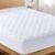Utopia Bedding Quilted Fitted Mattress Pad, King Size, Elastic Fitted Mattress Topper Protector and Cover Stretches up to 16 Inches Deep, Machine Washable (White)