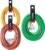 VELCRO Brand Easy Hang Extension Cord Holder Organizer Variety Pack | Holds 60-100lbs, Heavy Duty Straps Fit Easily on Hooks or Nails | Perfect for Garage Organization | 3-pk 10″,14″ and 18″, Black