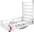 VEVOR 50 x 29.5 x 8.7 inch Hitch Cargo Carrier, 500lbs Capacity Trailer Hitch Mounted Cargo Basket, Aluminum Luggage Carrier Rack with Folding Ramp, Fits 2″ Hitch Receiver for SUV Truck Pickup Camping