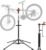 VEVOR Bike Repair Stand, 4-Leg Steel Bicycle Repair Stand, 42.5″-74.8″ Adjustable Height Bike Maintenance Work Stand with Magnetic Tool Tray, Foldable Bike Service Stand for Home, Shop (Max 80 Pounds)