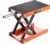 VEVOR Motorcycle Lift, 1100 LBS Motorcycle Scissor Lift Jack with Wide Deck & Safety Pin, 3.7″-13.8″ Center Hoist Crank Stand, Steel Scissor Jack for Street Bikes, Cruiser Bikes, Touring Motorcycles