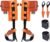 VEVOR Tree Climbing Spikes, 1 Pair Alloy Steel Climbing Spurs, 350lbs Load Capacity Tree Climbing Gear with Straps and Spike Protectors, for Climbers, Hunting, Fruit Picking