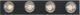 Westinghouse 6117600 Traditional Four-Light Indoor Vanity Light Fixture, Matte Black