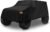 X AUTOHAUX Car Cover for Jeep Wrangler JK JL YJ TJ 4 Door 2007-2021 Outdoor Waterproof Sun Rain Dust Wind Snow Protection w/Driver Door Zipper Black