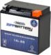 YTX14L-BS Maintenance-Free 12V 14Ah Battery Replacement for ATV, Motorcycle, Jet Skis, Scooter, UTV, and More – Nut and Bolt (T3) Terminal